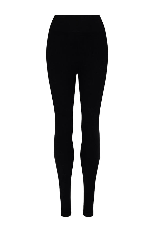 DEMI WOOL LEGGING BLACK - NAGNATA