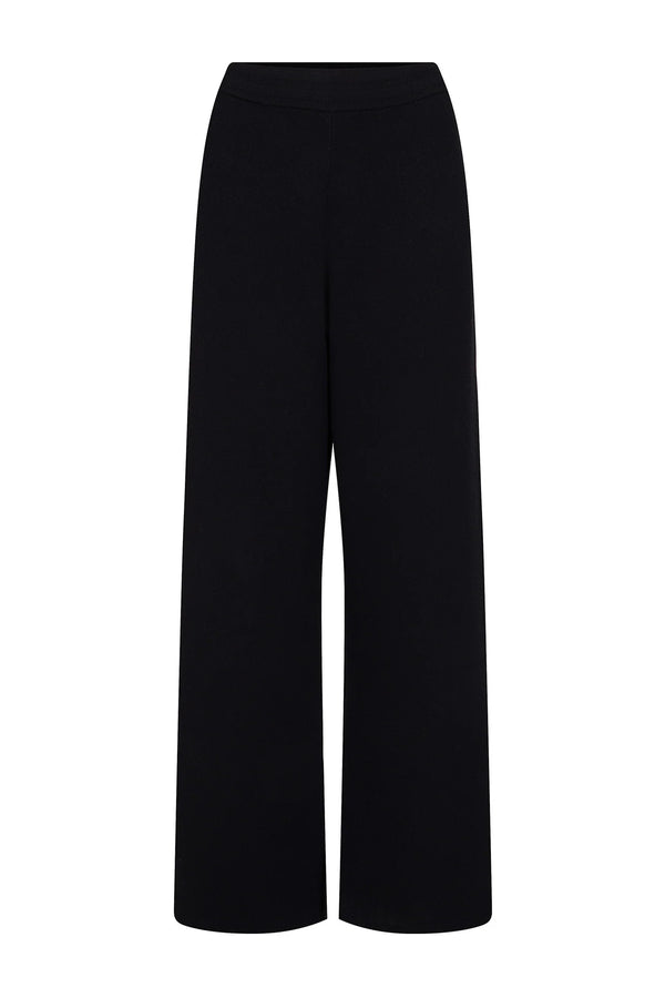 SOMA STRIPE PANT BLACK - NAGNATA