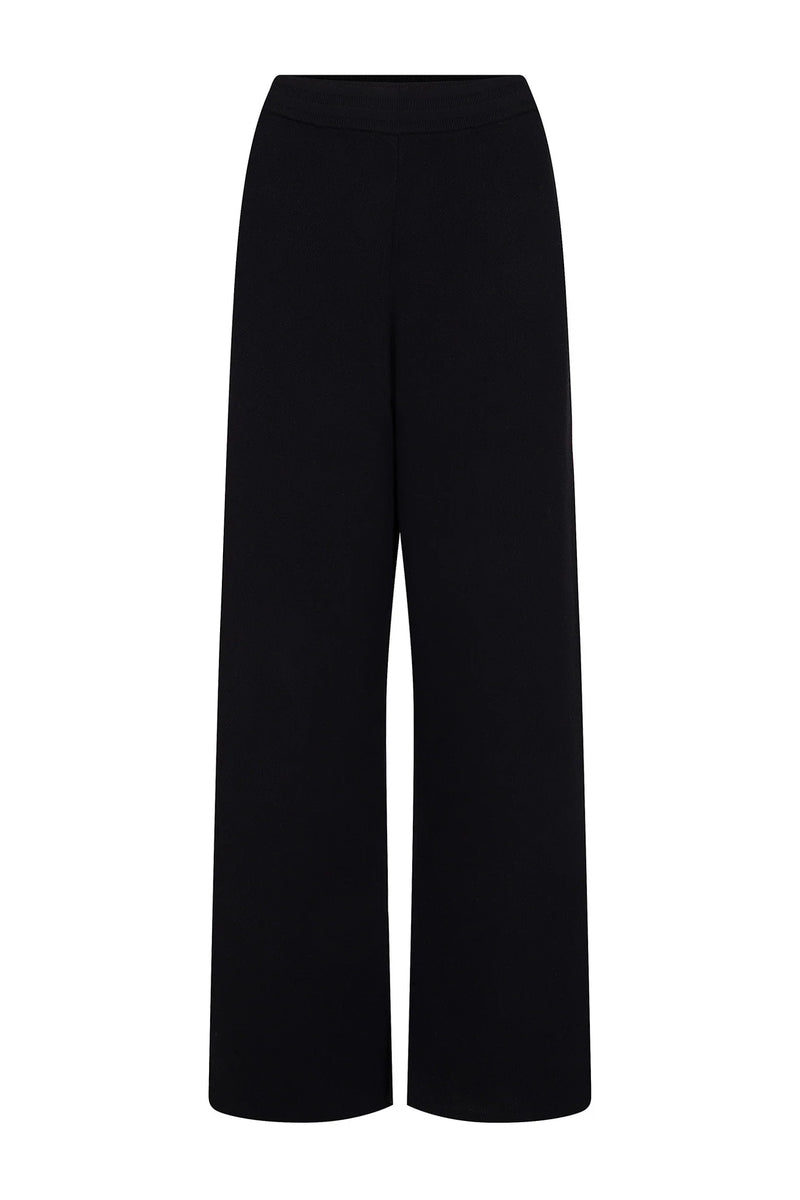 SOMA STRIPE PANT BLACK - NAGNATA