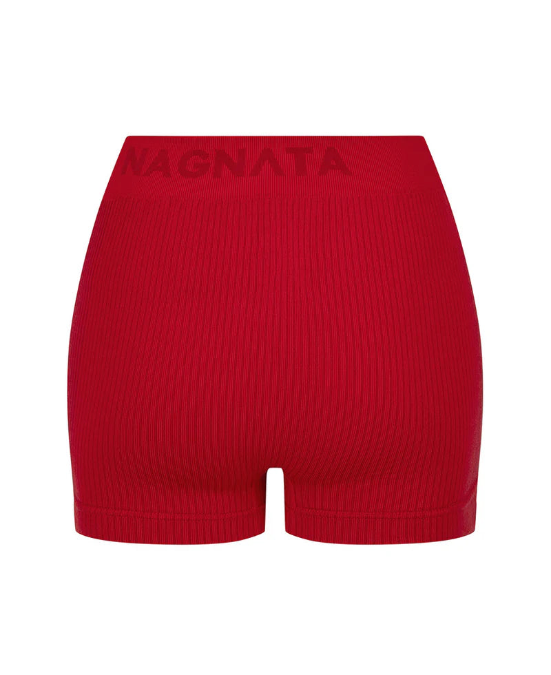 CLASSIC WOOL MICRO SHORT CRIMSON
