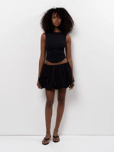 BALLOON SKIRT BLACK - BELLE THE LABEL