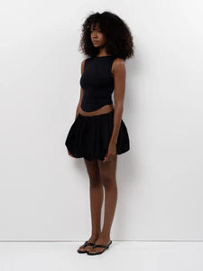 BALLOON SKIRT BLACK - BELLE THE LABEL