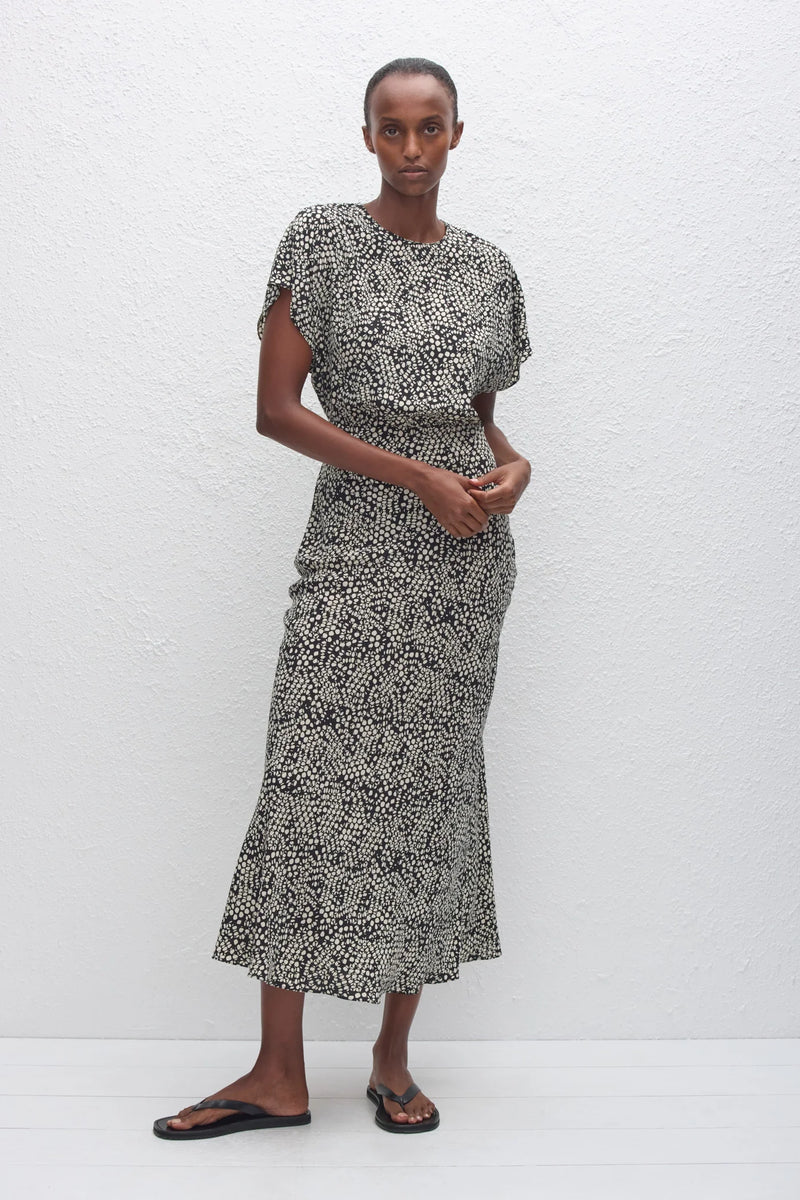 BIAS MIDI TEE DRESS KYOTO - MATTEAU