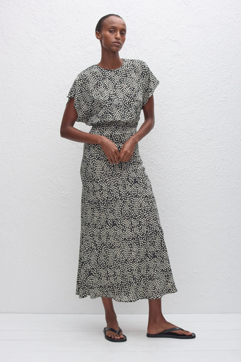 BIAS MIDI TEE DRESS KYOTO - MATTEAU
