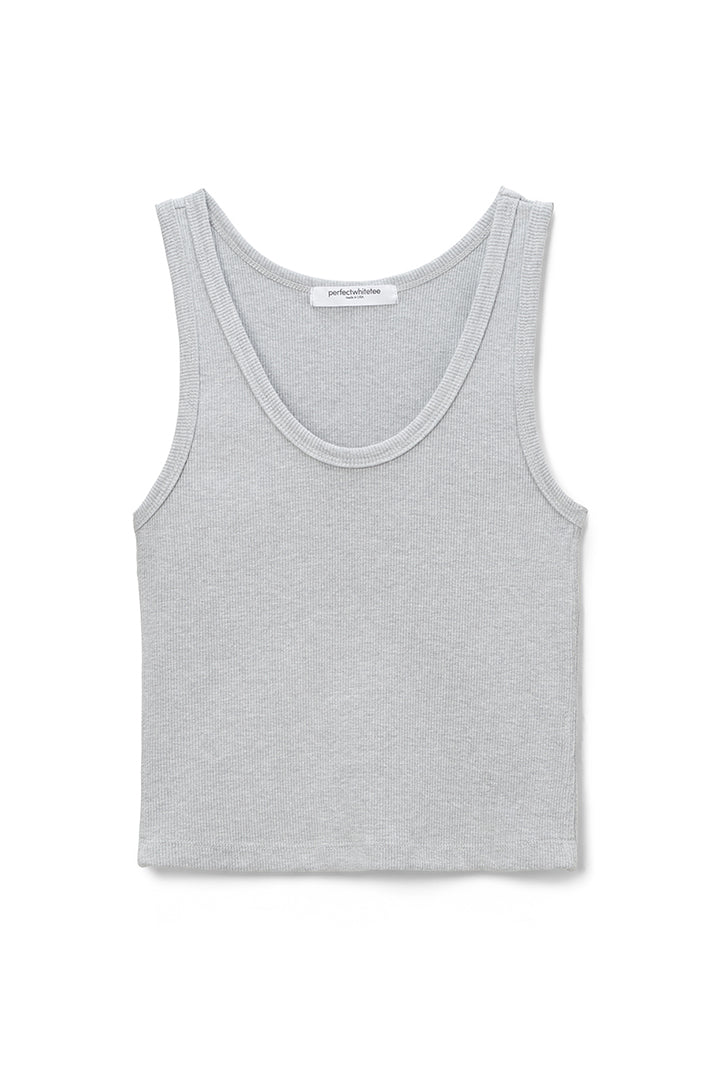 BLONDIE TANK HEATHER GREY