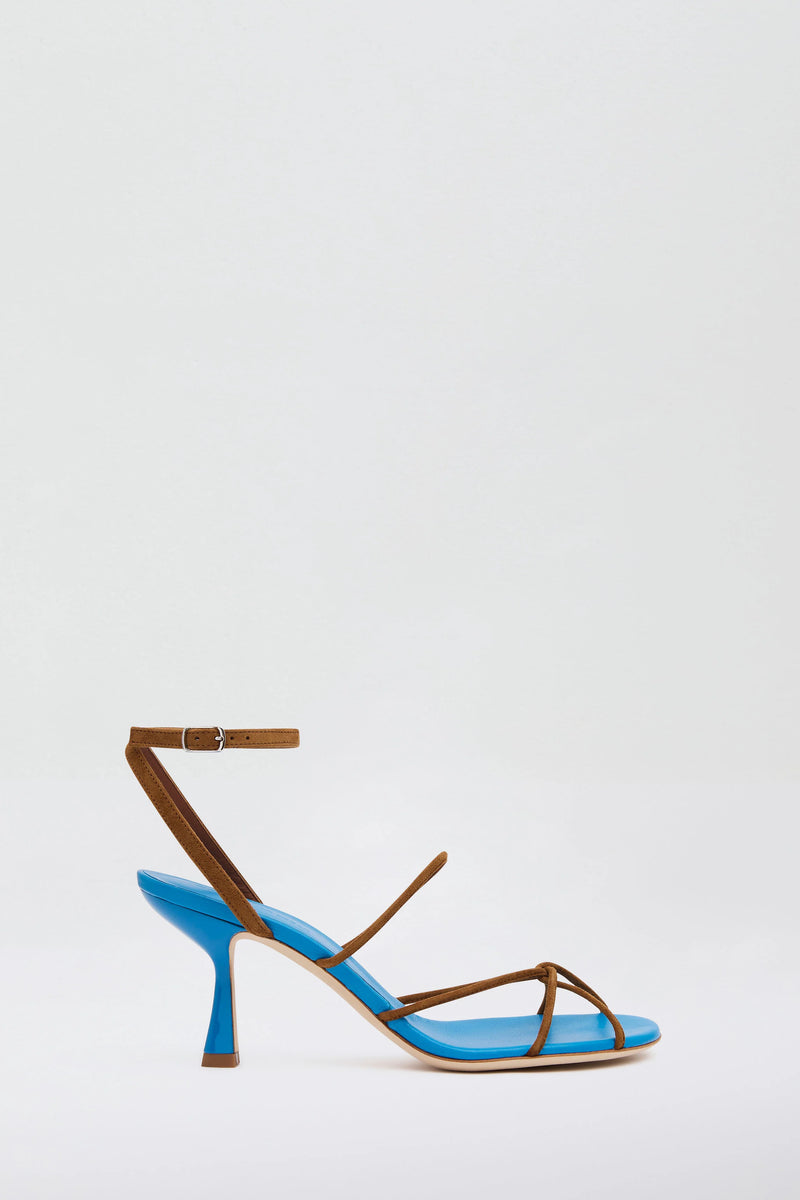 BLAZE CONTRAST HEEL BOSTON BLUE/RUSSET - CHRISTOPHER ESBER