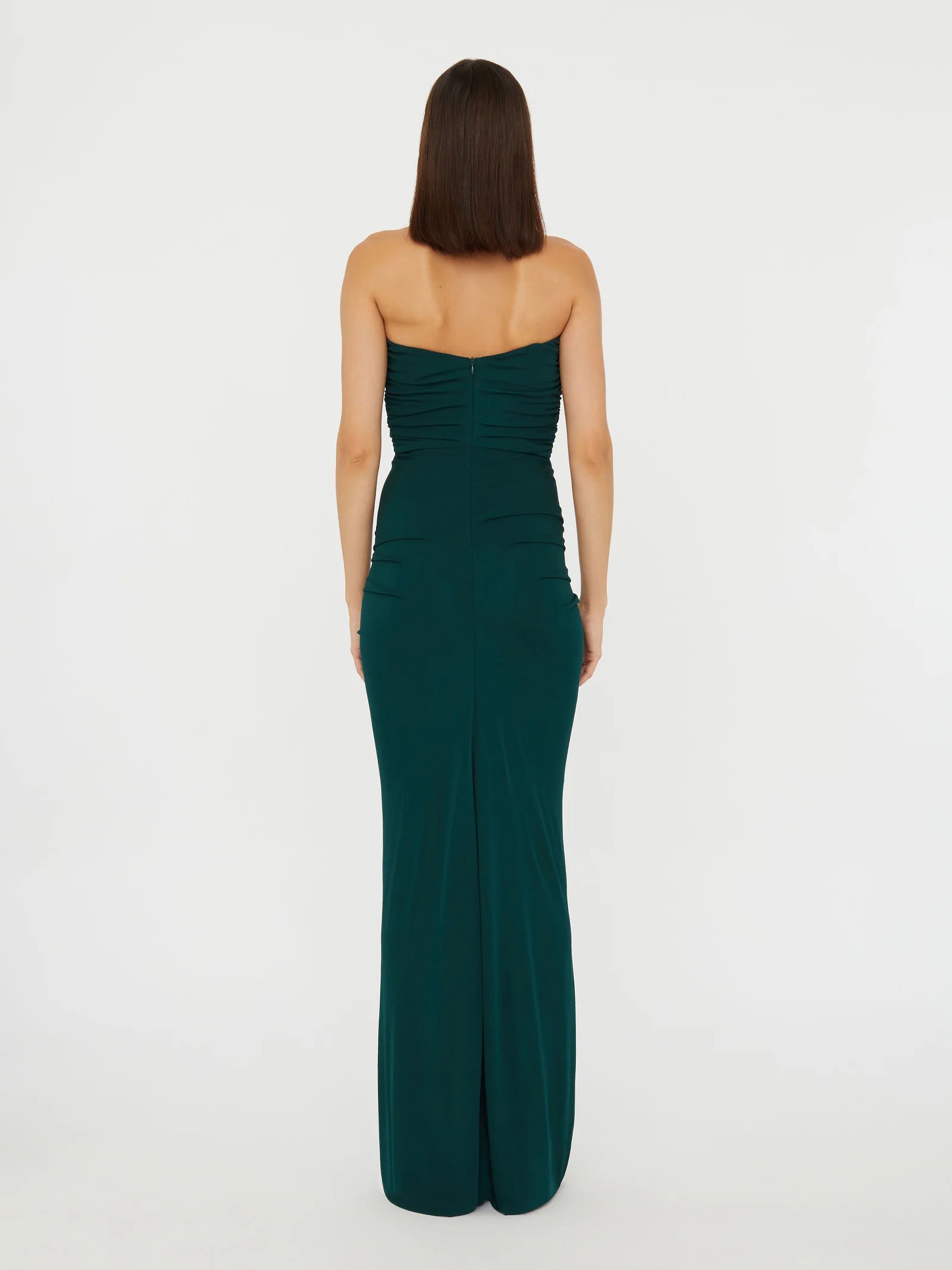 BEZEL QUARTZ DISCONNECT DRESS EVERGREEN