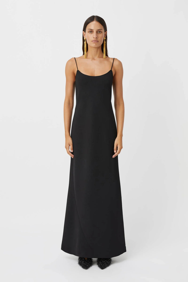 IZOLA MAXI DRESS BLACK - C+M