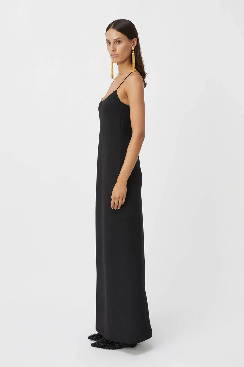 IZOLA MAXI DRESS BLACK - C+M