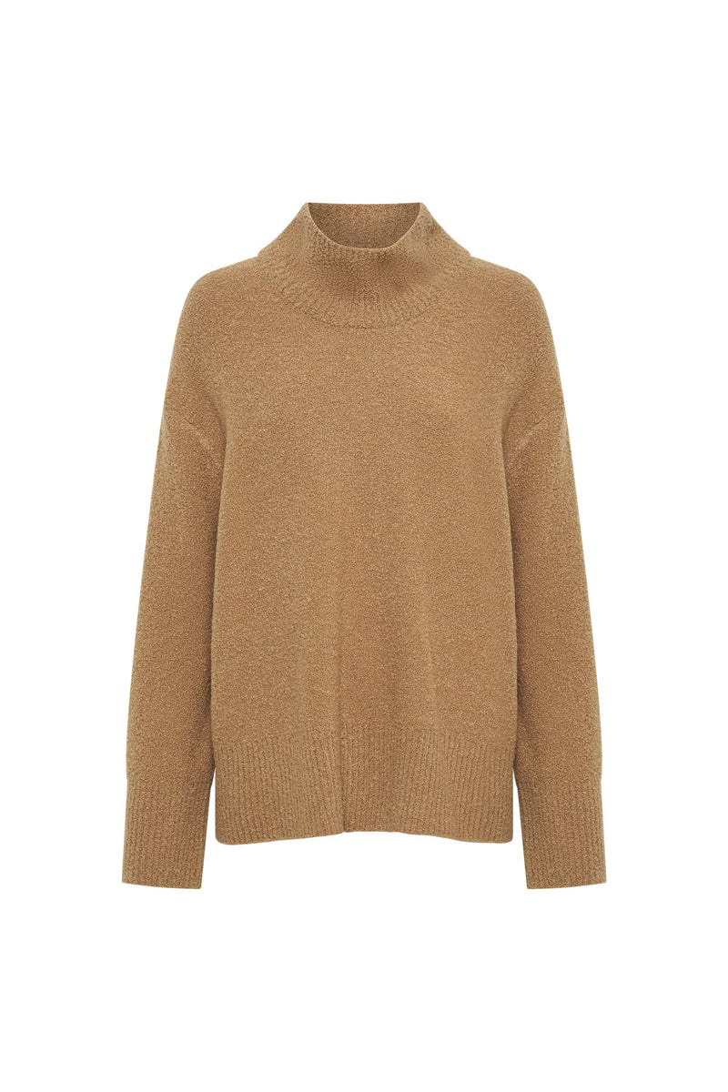 LENORA TURTLENECK TAN - C+M