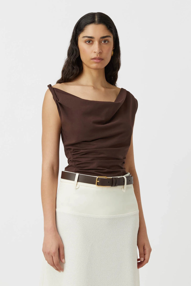 MARA TOP CHESTNUT - C+M