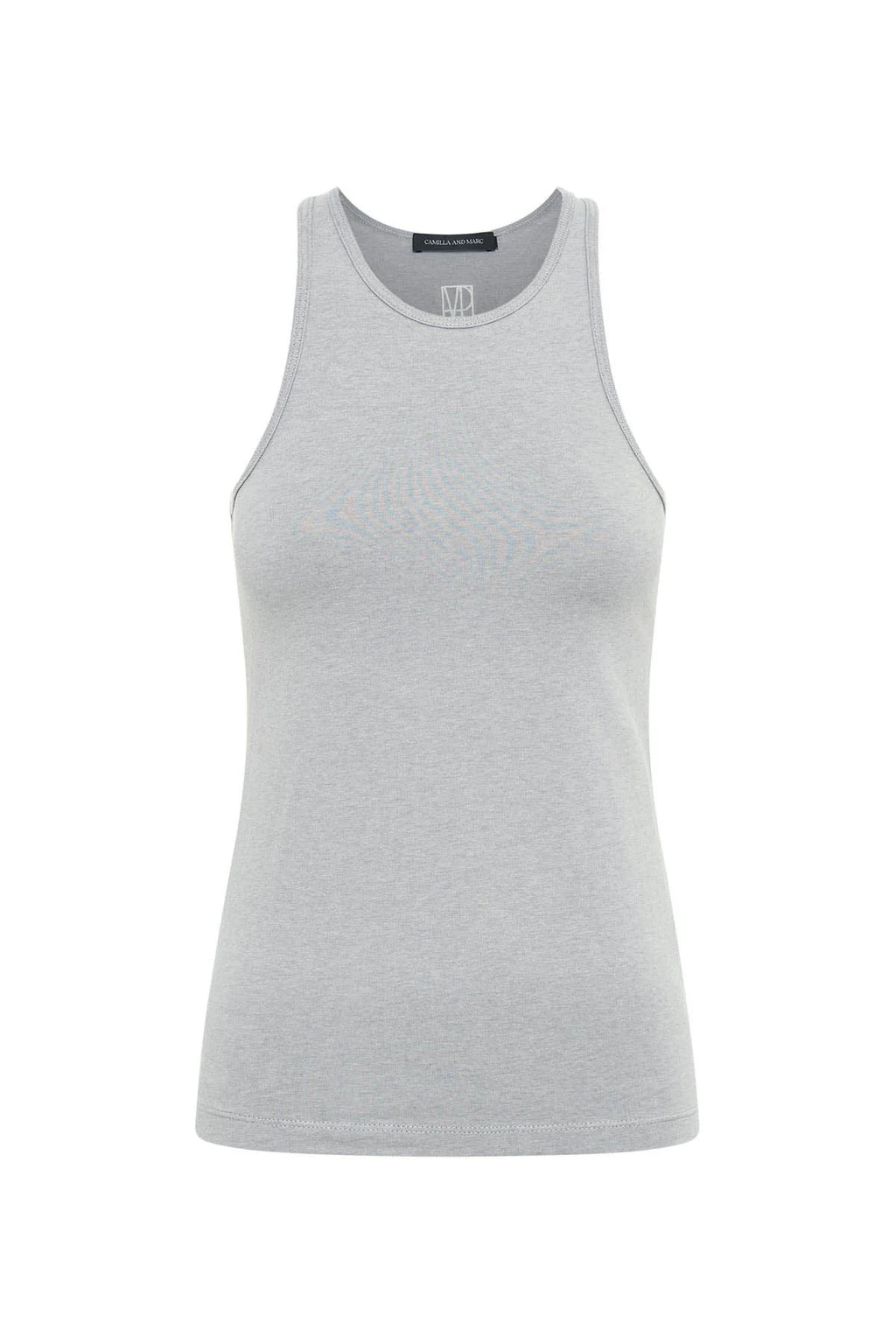 HALAZIA TANK LIGHT GREY MARLE