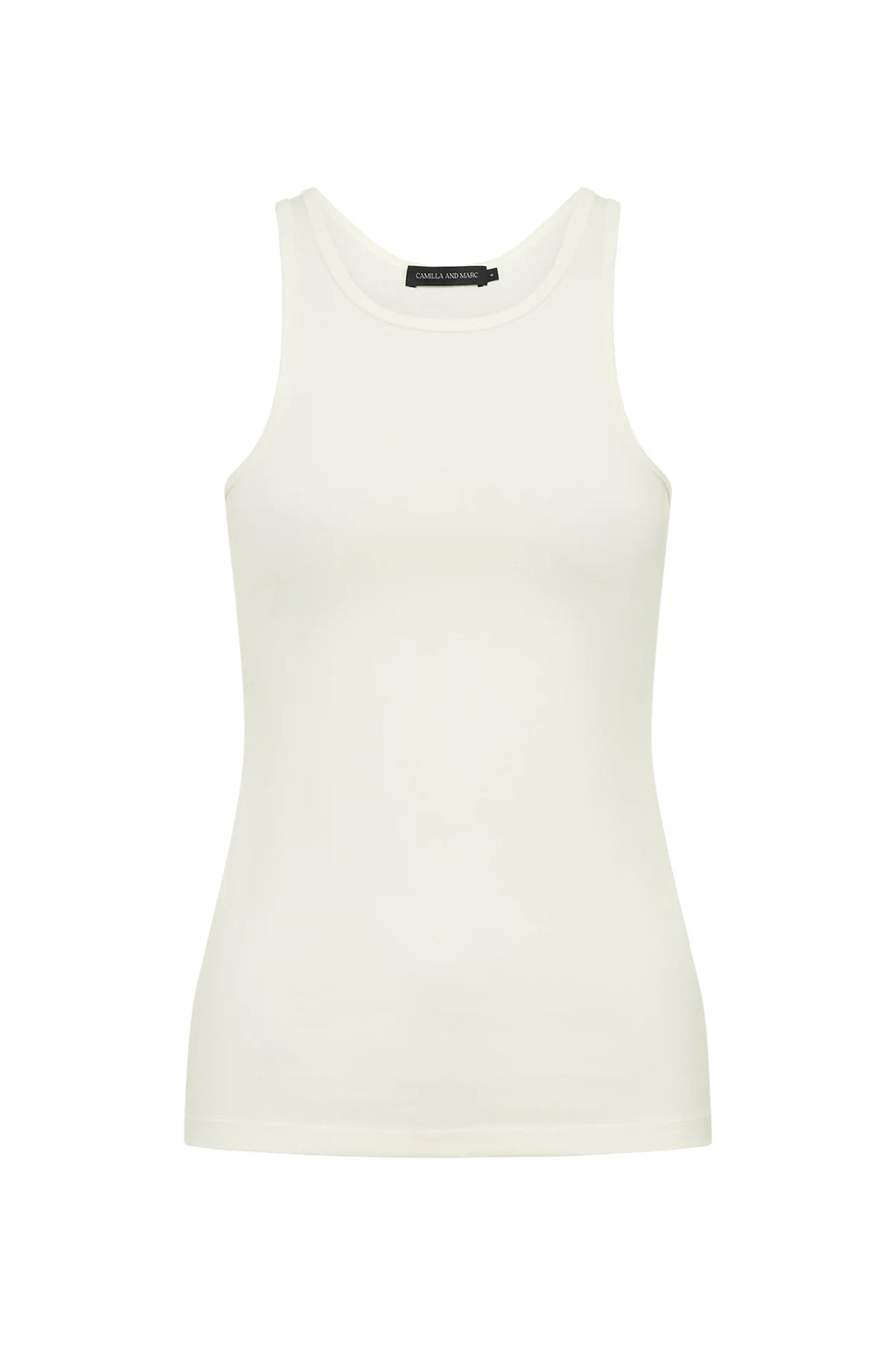MILES MONOGRAM TANK CREAM