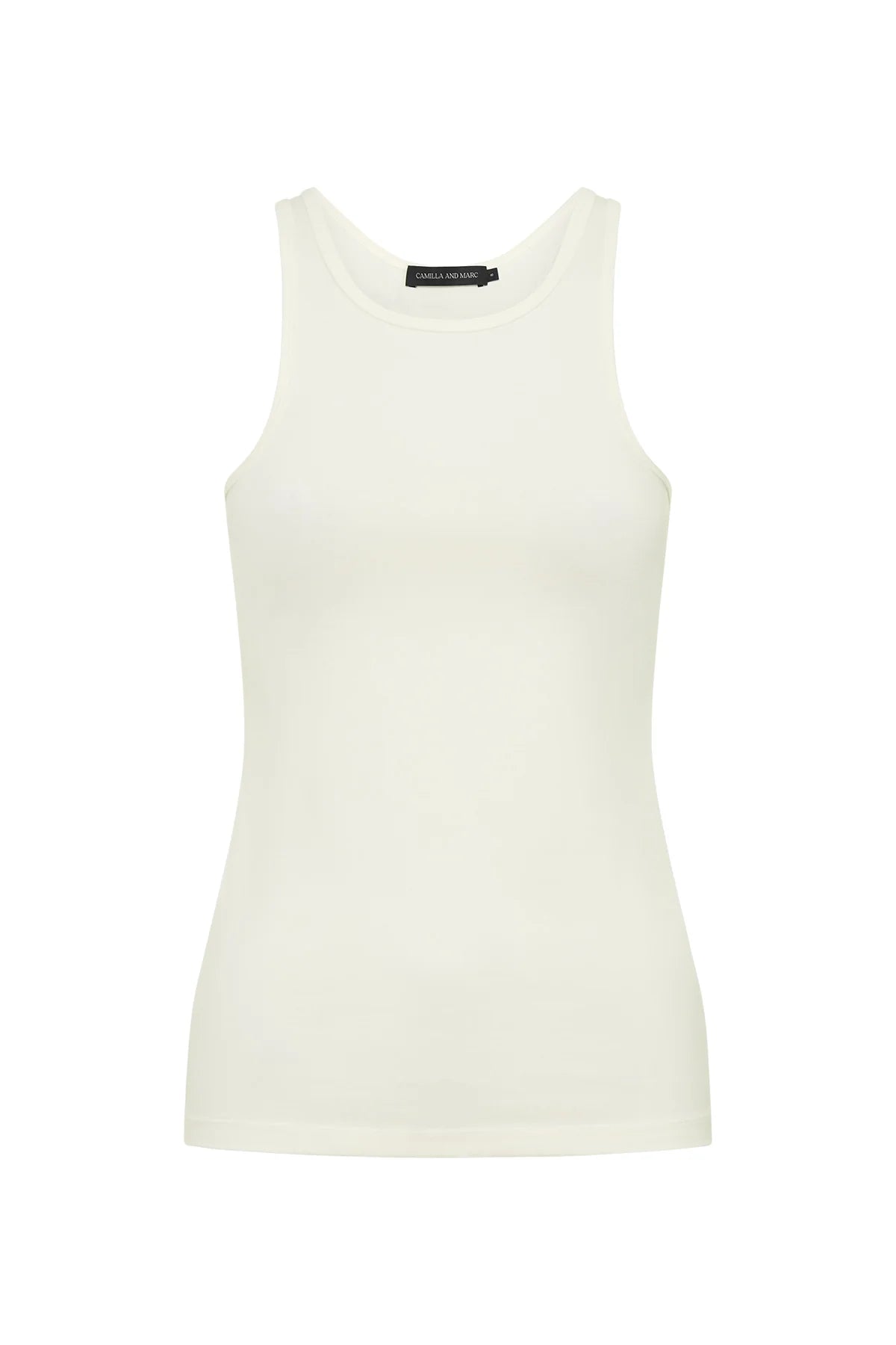 MILES MONOGRAM TANK CREAM