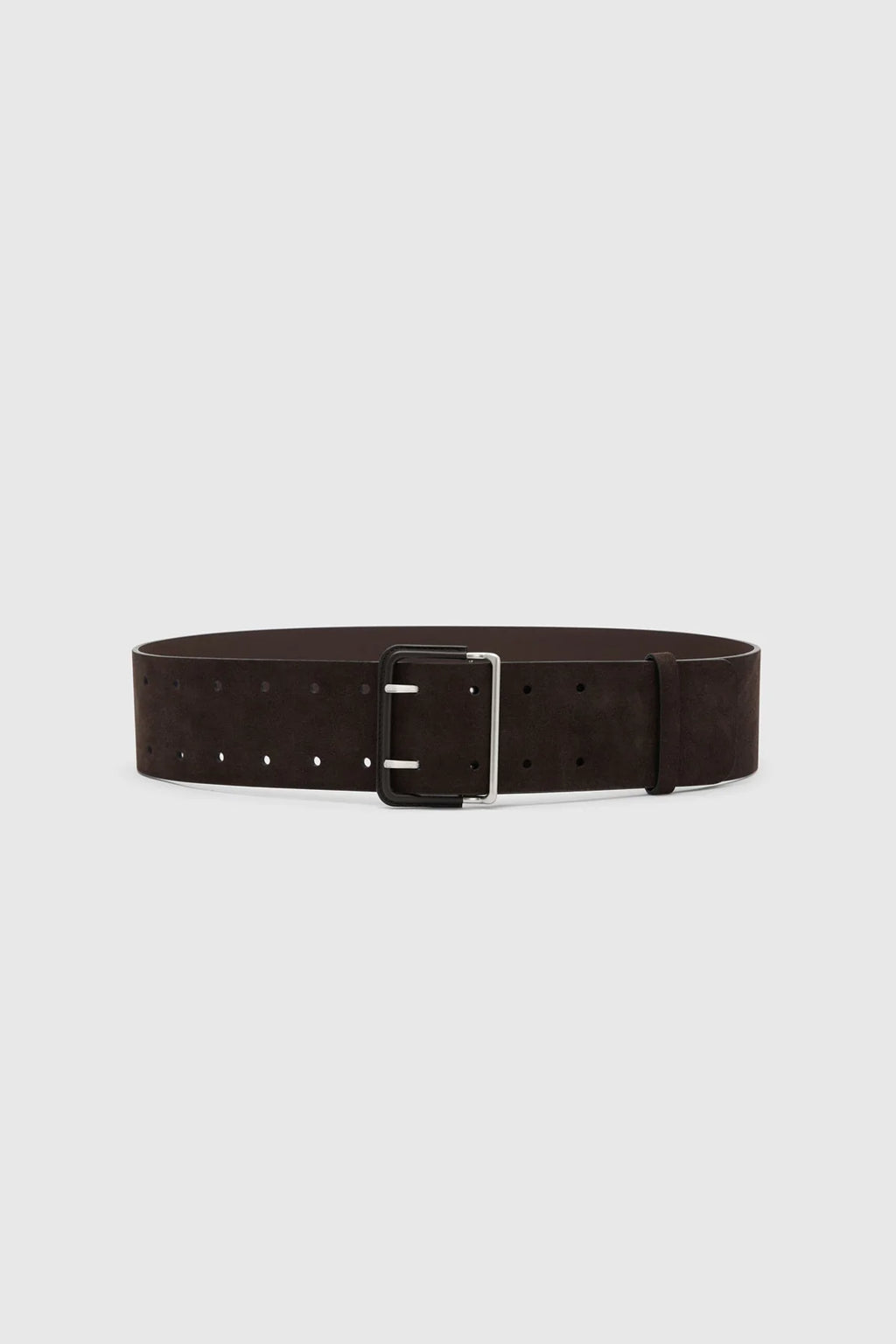 WILLOW SUEDE BELT CHOCOLATE