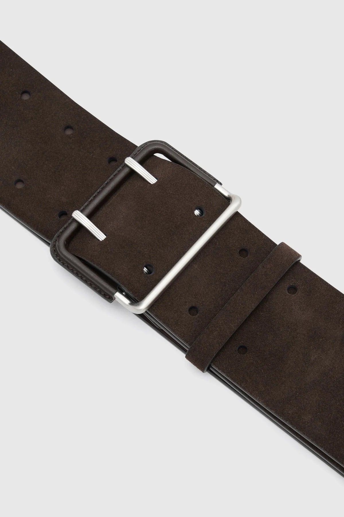 WILLOW SUEDE BELT CHOCOLATE