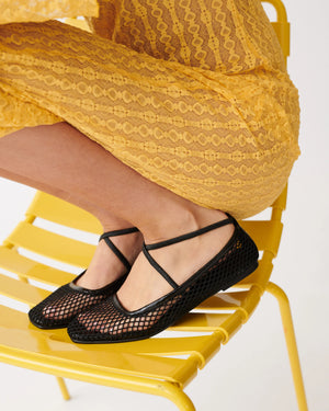 ISABELLA BLACK COTTON NET