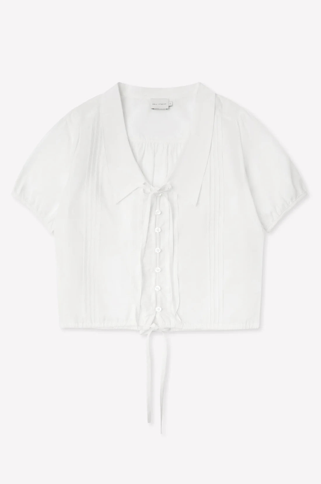 FINE COLLAR TOP WHITE
