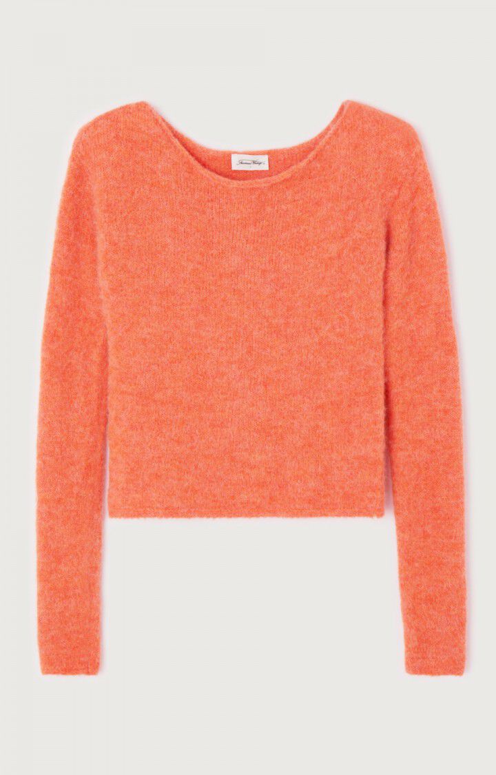 SWEATER EAST ORANGE MELANGE - AMERICAN VINTAGE