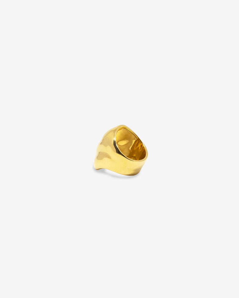 DYLAN DOME RING 14K VERMEIL - FLASH JEWELLERY
