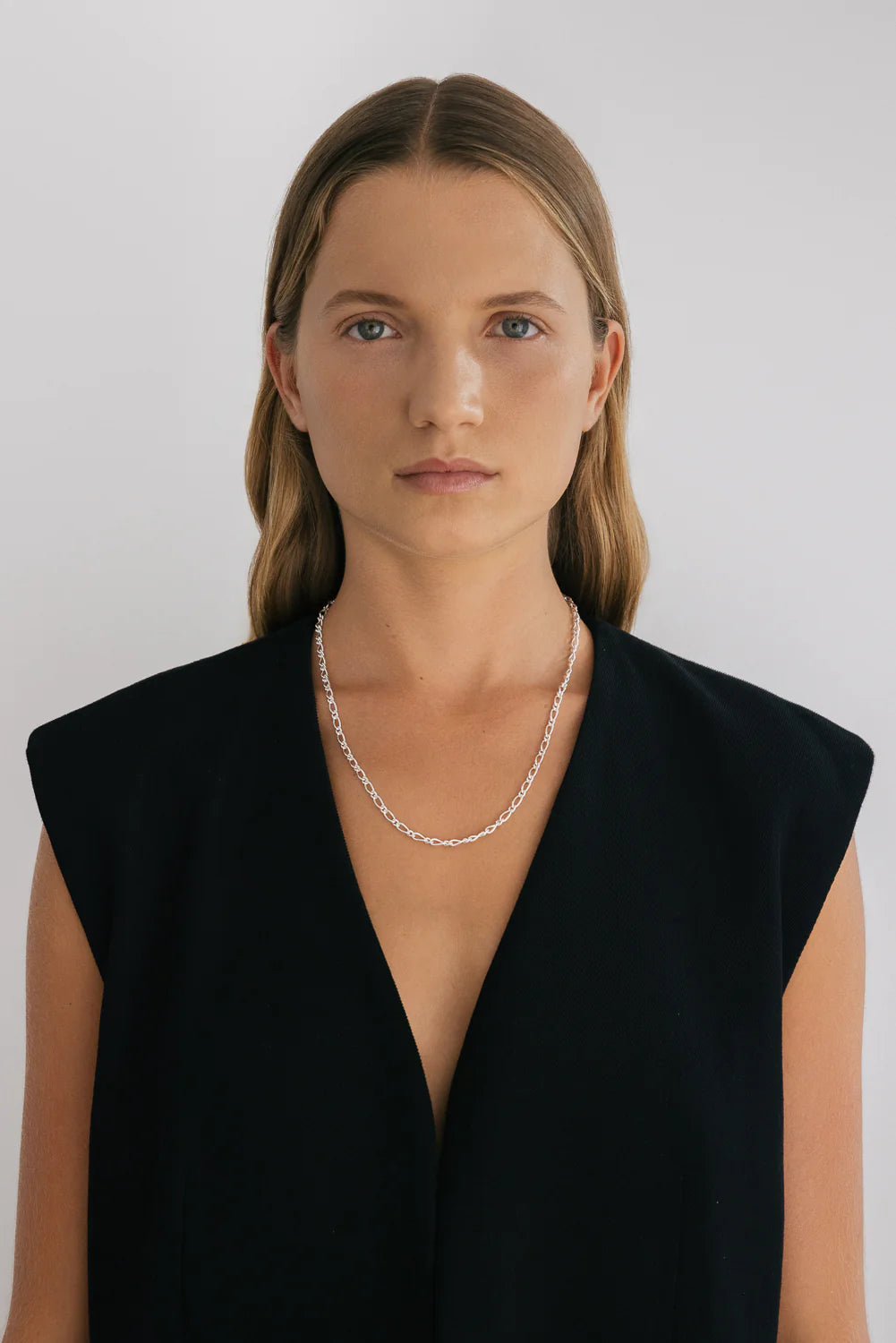 LYNKAGE CHAIN NECKLACE STERLING SILVER