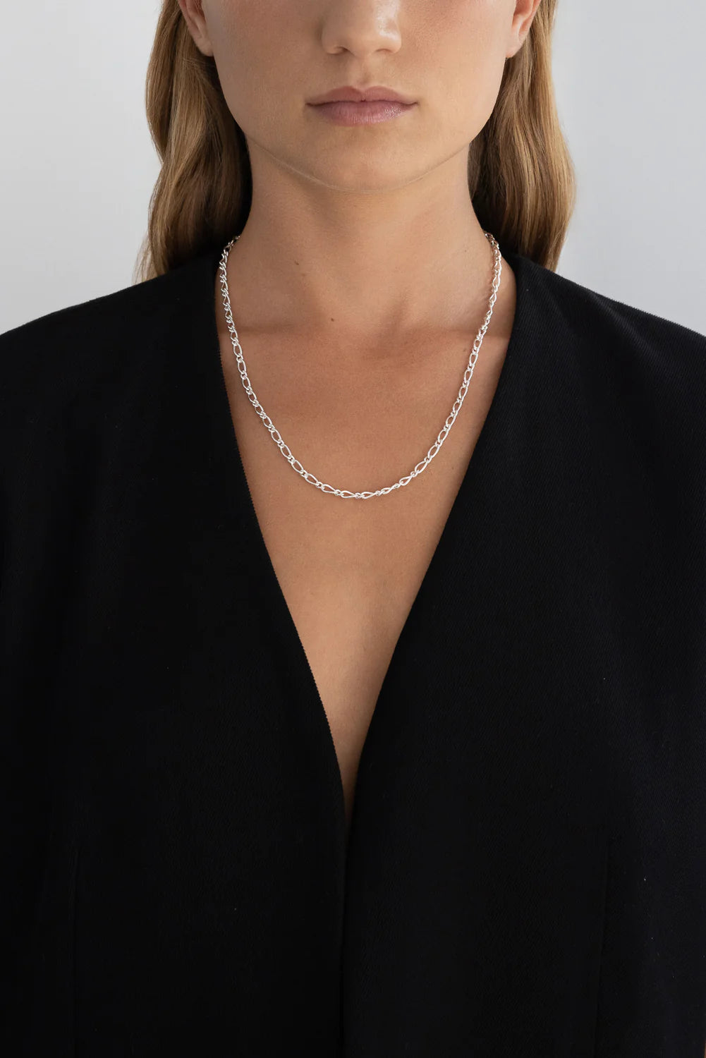 LYNKAGE CHAIN NECKLACE STERLING SILVER