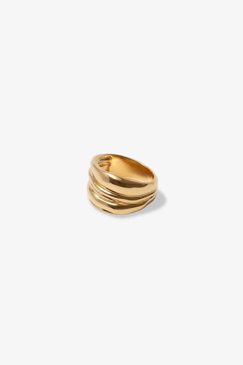 VERTIGO RING 14K VERMEIL - FLASH JEWELLERY