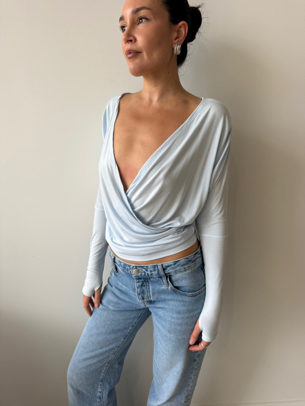 NAYA TOP ICE BLUE