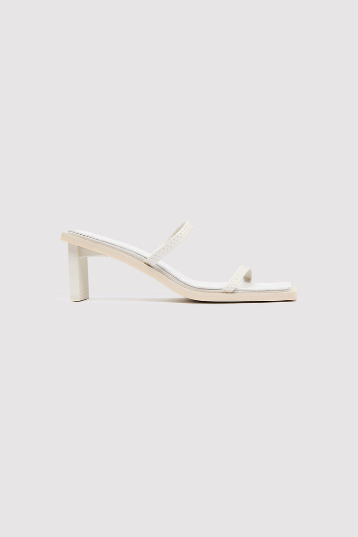 FINE STRAP HEEL COOL WHITE - ST.AGNI