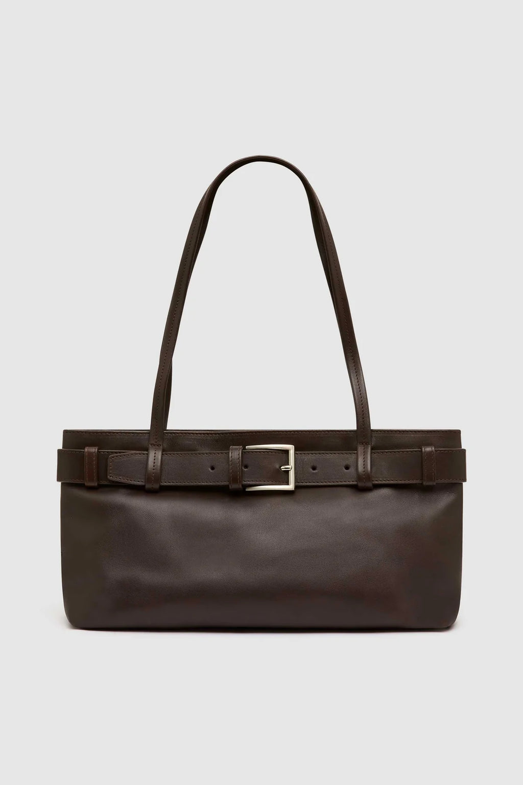 BELT DETAIL BAGUETTE COFFEE