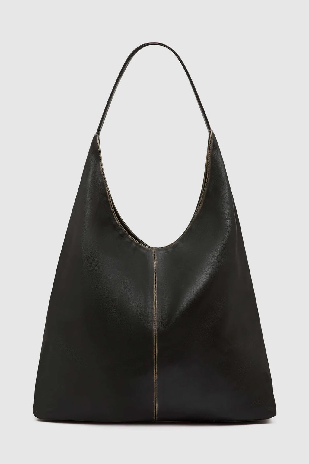 BRUSHED LARGE TOTE BLACK