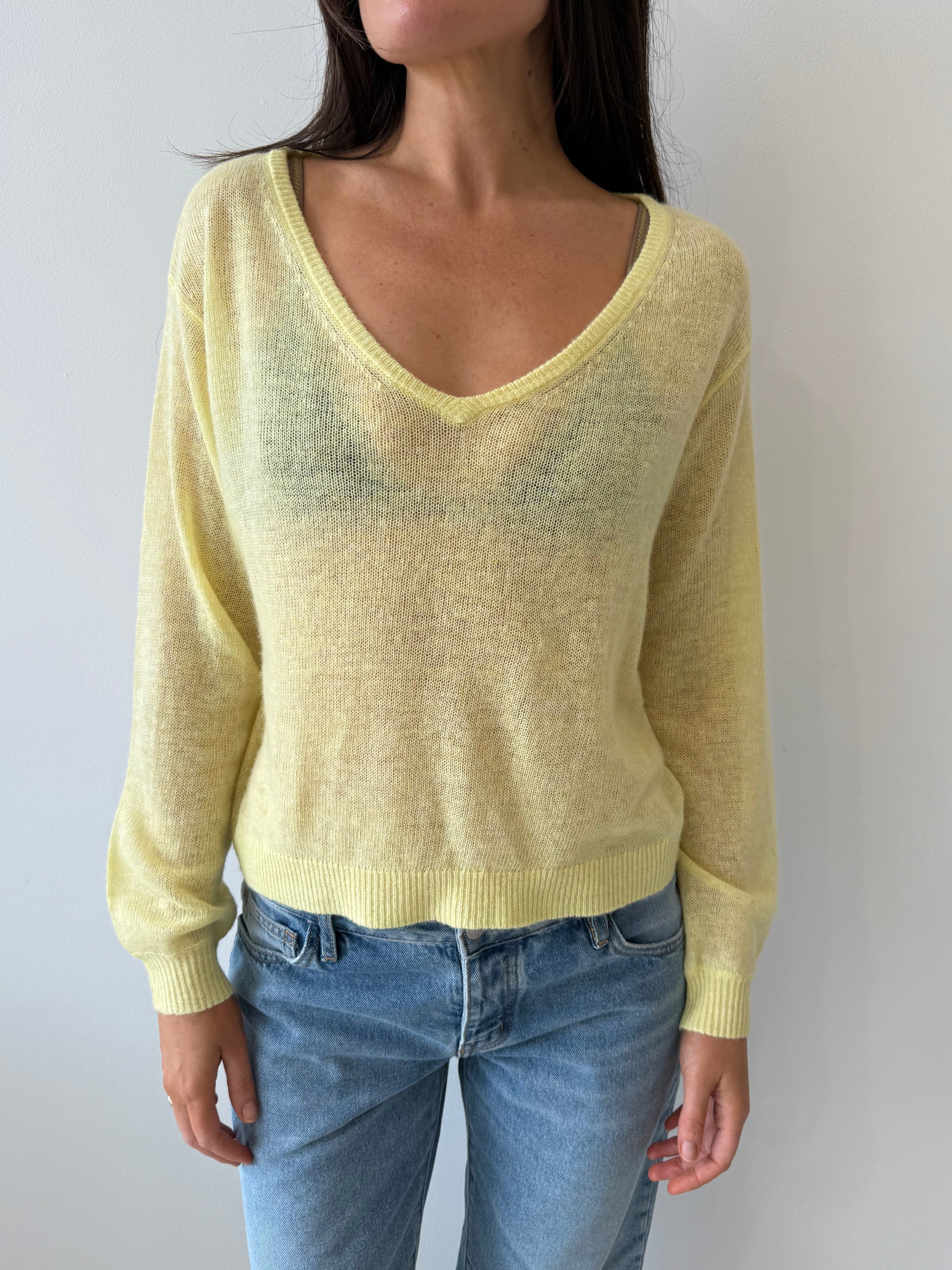 PULL BOULE ML COL V SHELL MELANGE