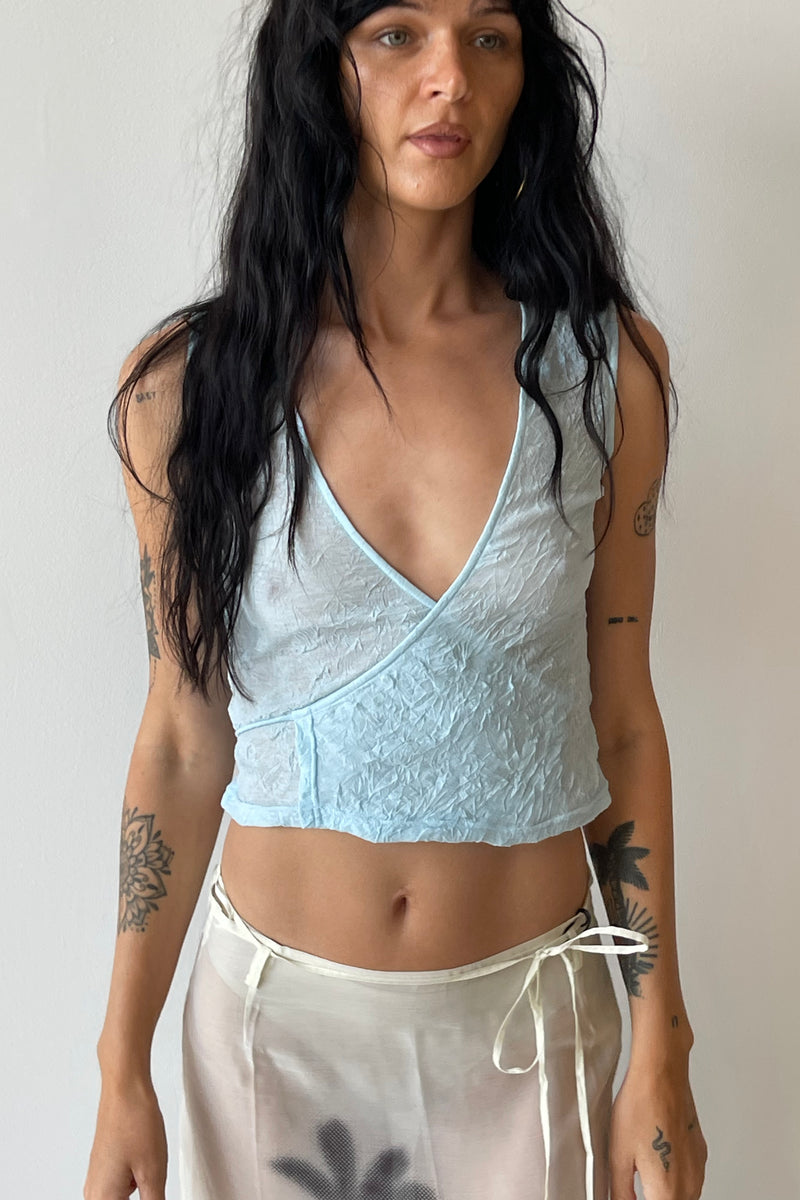 BRIAR TOP LIGHT BLUE - DEMODEMODE