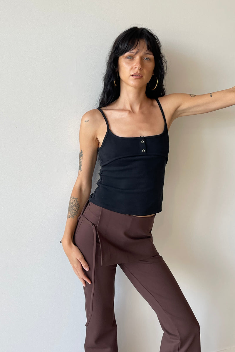 FAYE TROUSERS SEPIA - DEMODEMODE