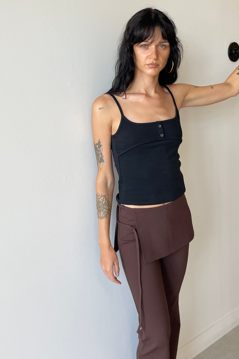 FAYE TROUSERS SEPIA - DEMODEMODE