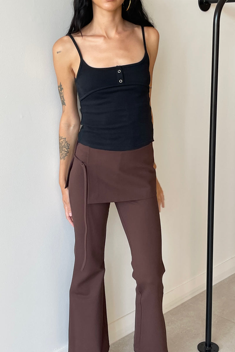 FAYE TROUSERS SEPIA - DEMODEMODE