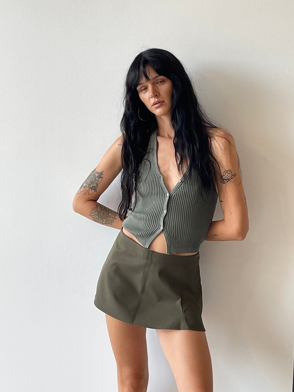 LIORA HALTER TOP SAGE