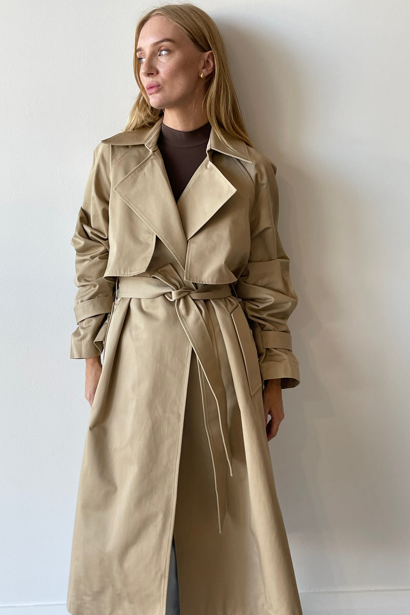 MIKA TRENCH COAT FAWN - C+M