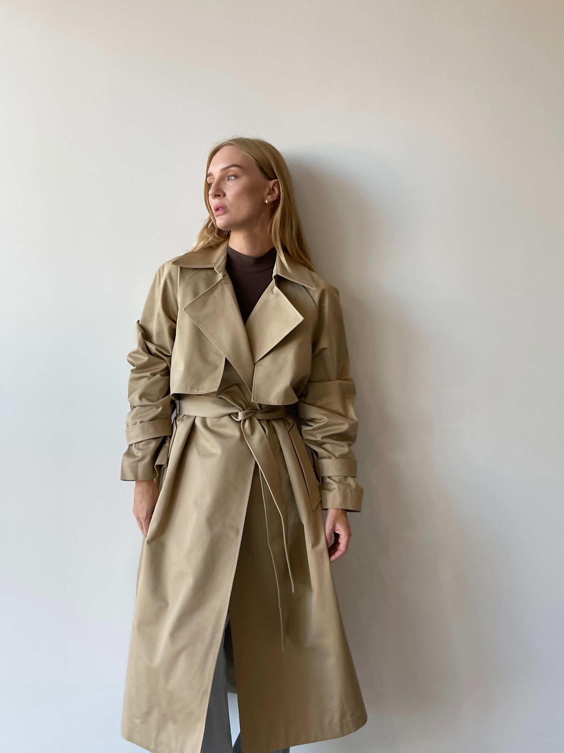 MIKA TRENCH COAT FAWN – Nu Onda