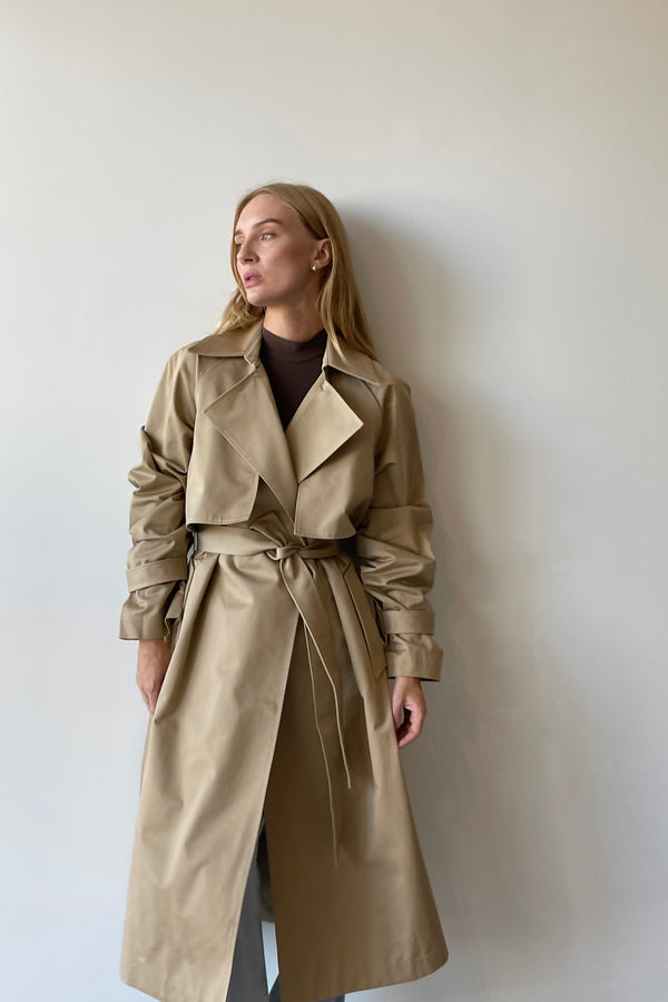 MIKA TRENCH COAT FAWN - C+M