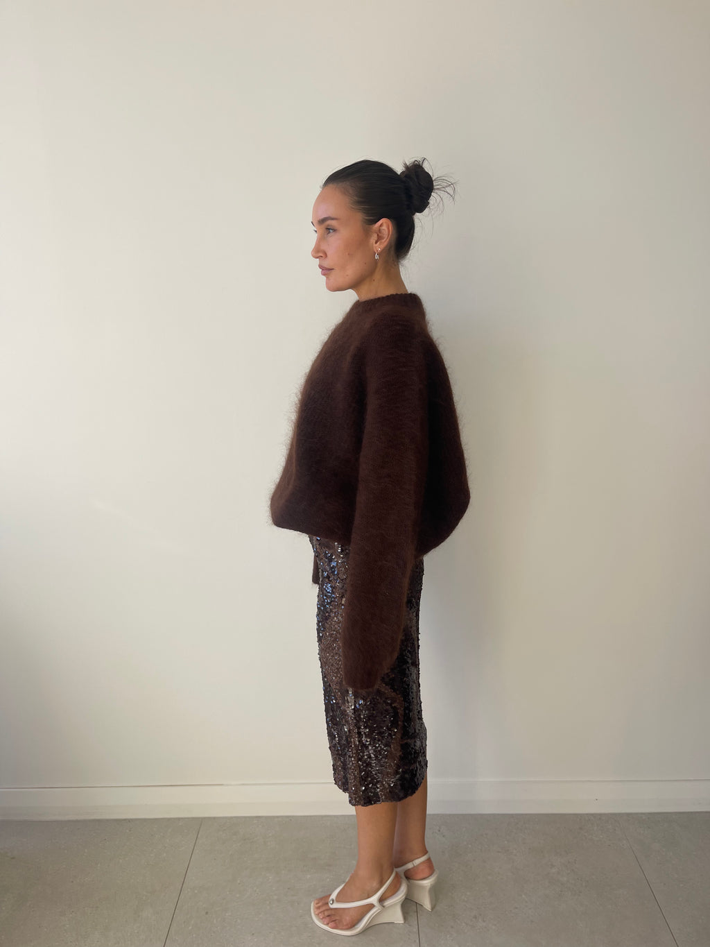 HEDIONE SKIRT MOCHA