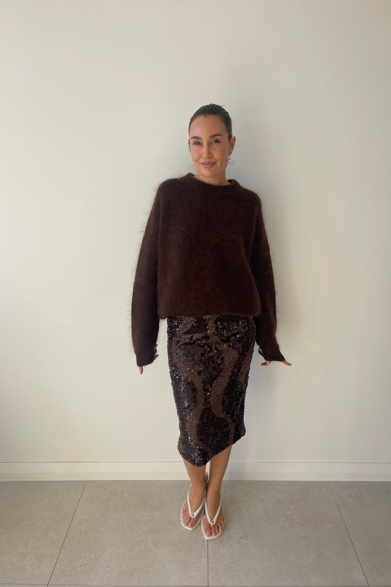 HEDIONE SKIRT MOCHA - C+M