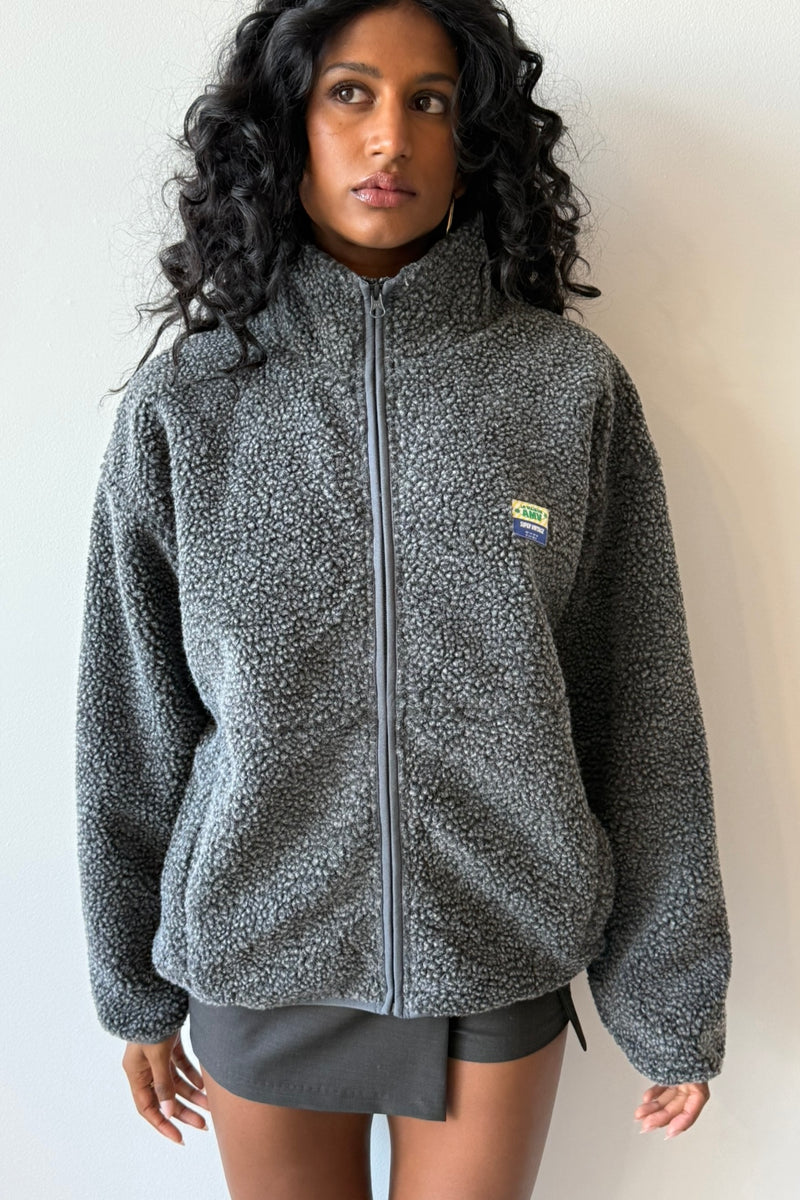 JACKETS CHARCOAL MELANGE - AMERICAN VINTAGE