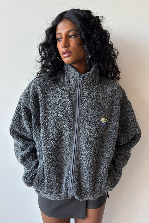 JACKETS CHARCOAL MELANGE - AMERICAN VINTAGE