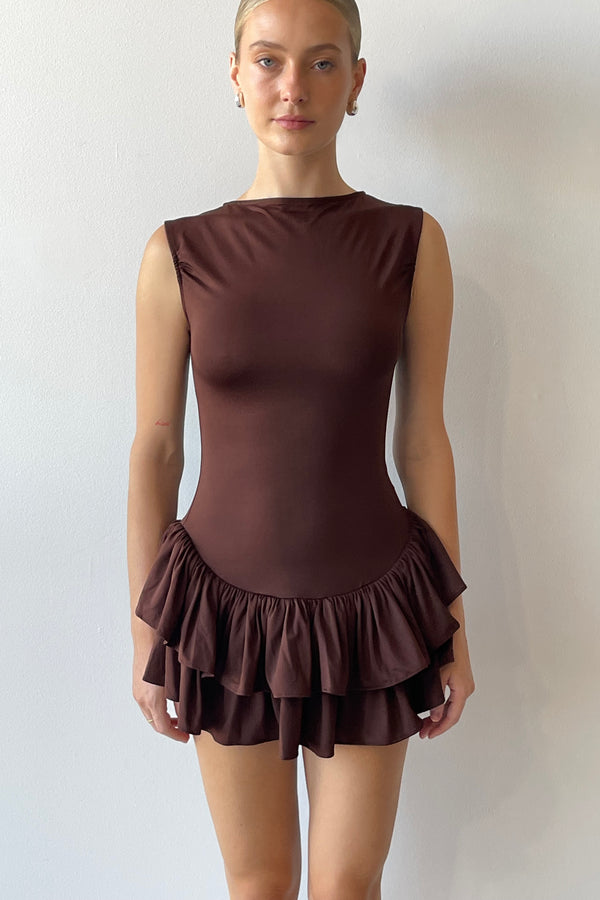 BALLERINA DRESS WOOD - BELLE THE LABEL