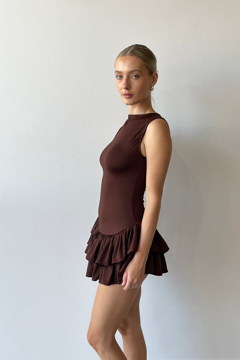 BALLERINA DRESS WOOD - BELLE THE LABEL