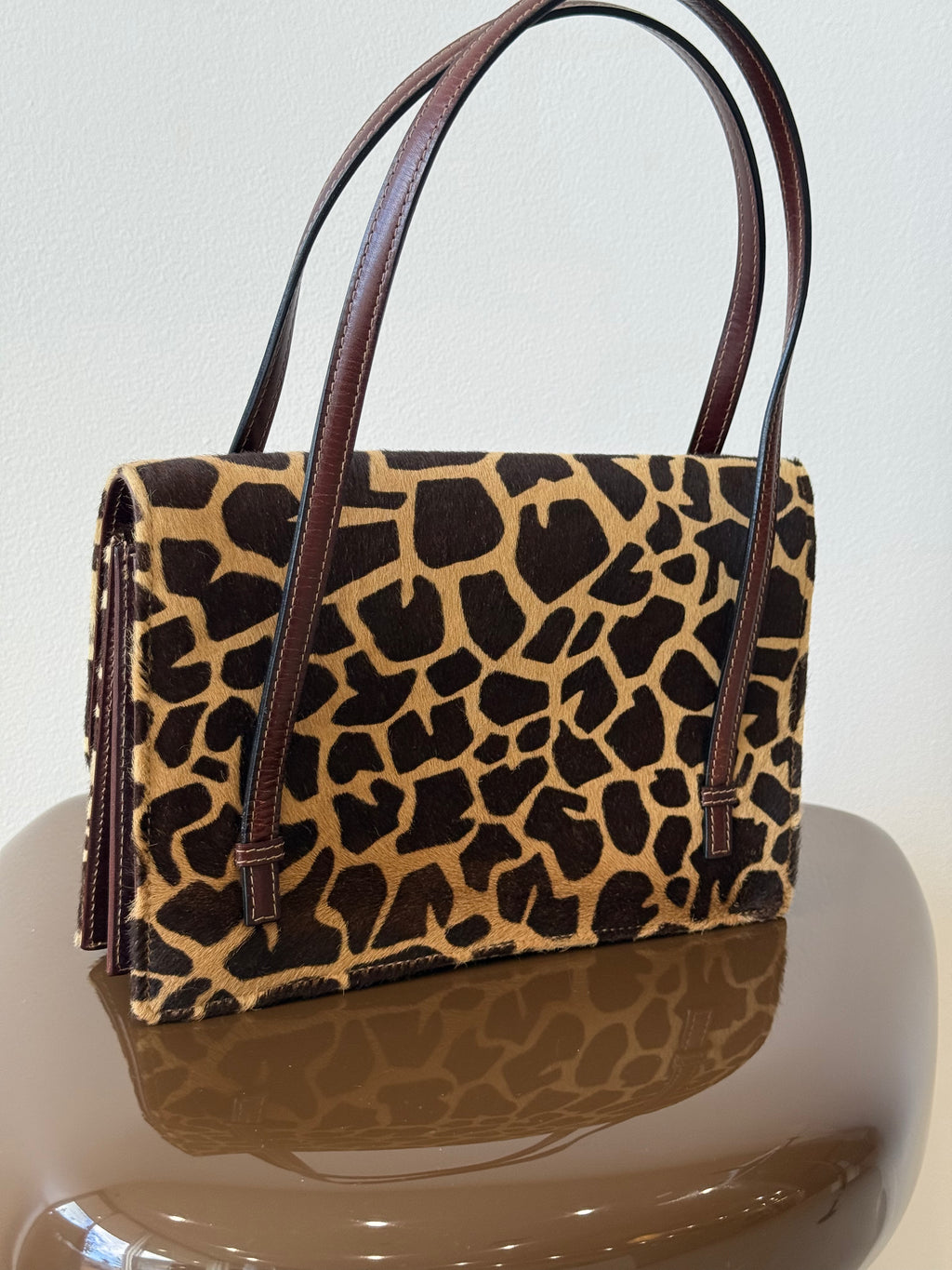 FENDI HARAKO LEATHER HAND BAG
