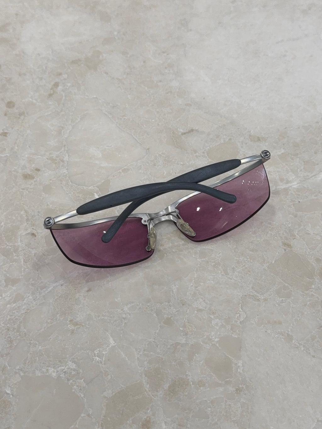 CHANEL SUNGLASSES PINK