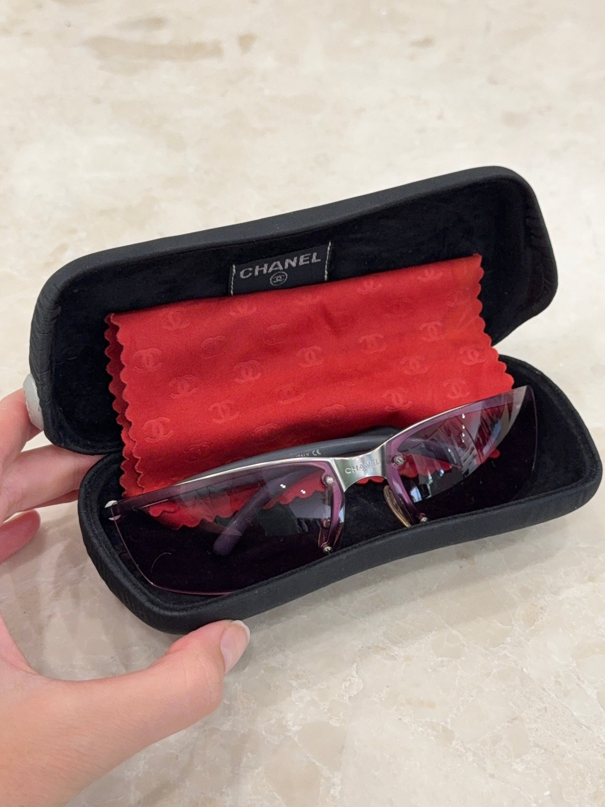 CHANEL SUNGLASSES PINK