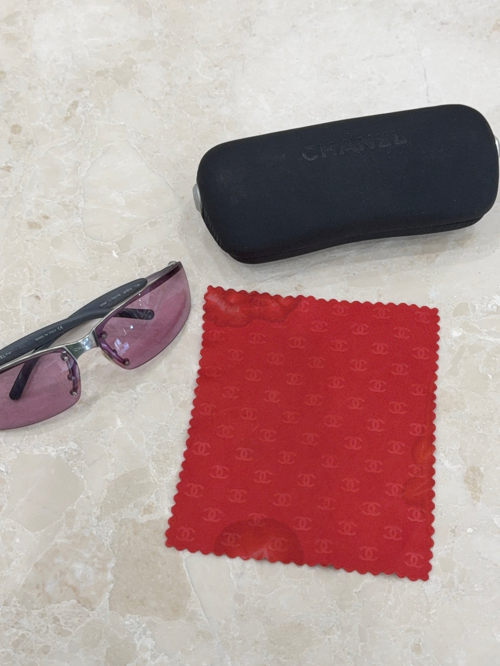 CHANEL SUNGLASSES PINK